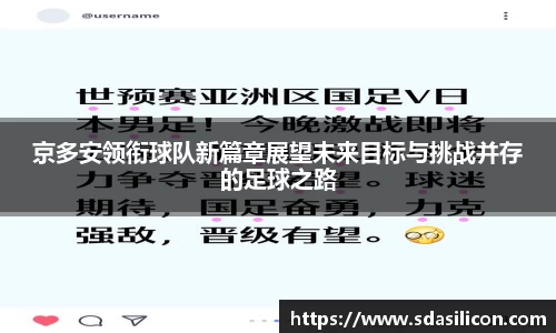 京多安领衔球队新篇章展望未来目标与挑战并存的足球之路